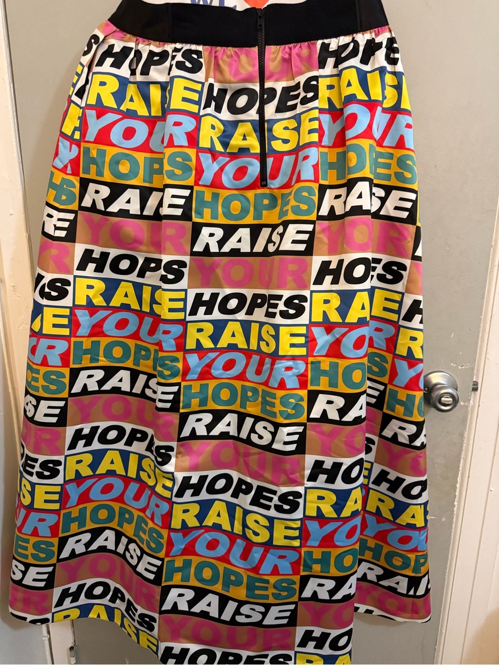 Alice + Olivia Bold Graphic Midi Skirt in Multicolor